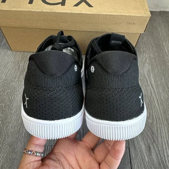 FLUX UNISEX ADAPT TRAINER SNEAKERS BLACK KNIT SIZE Barefoot - Picture 7 of 9